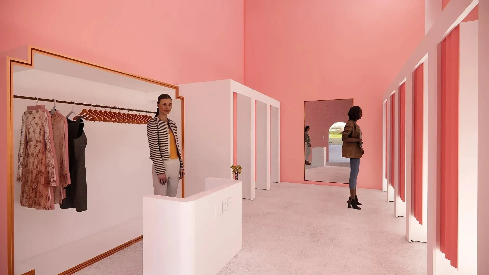 Boutique de vêtements, quatrième vue