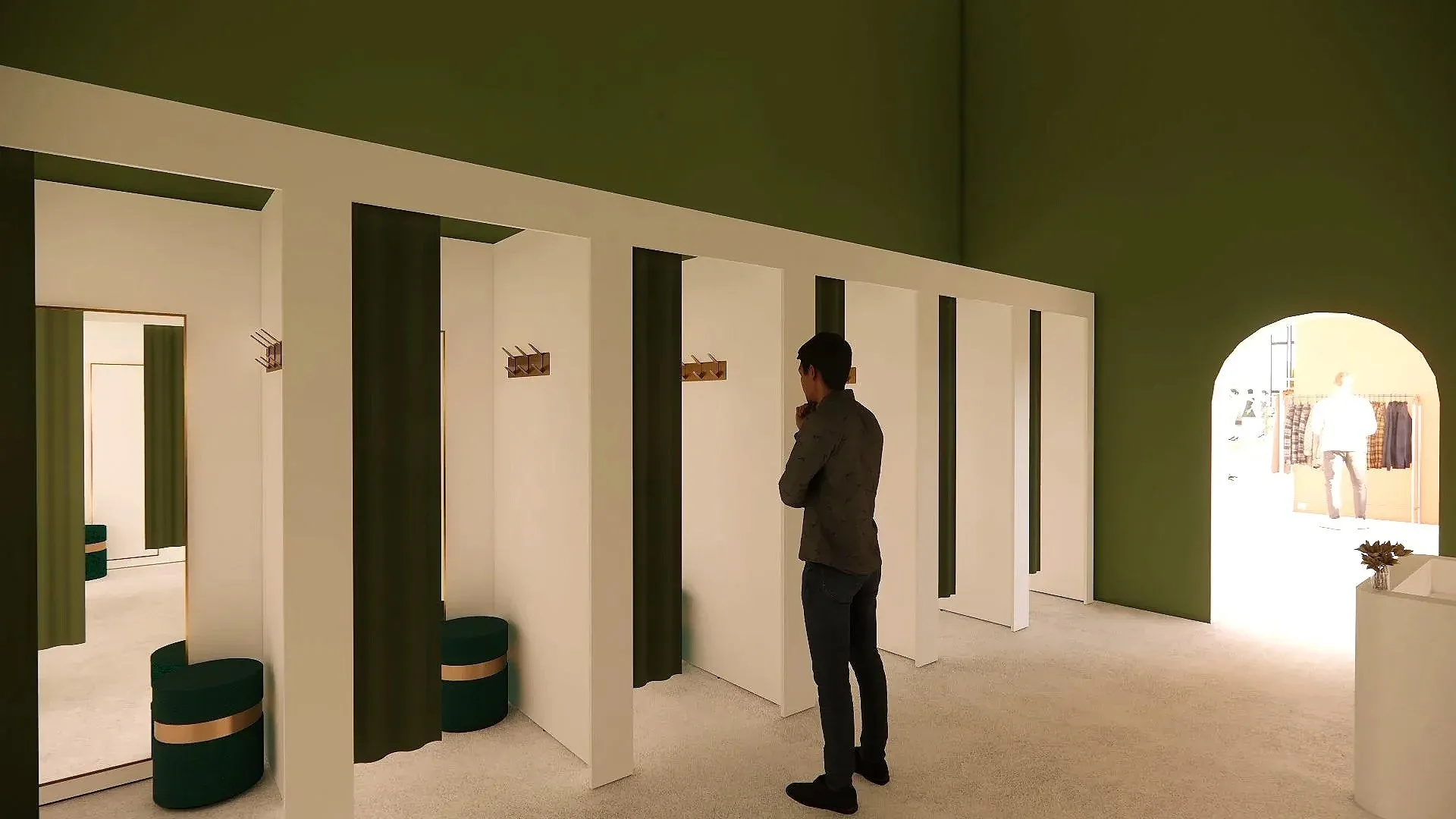 Boutique de vêtements, cinquième vue