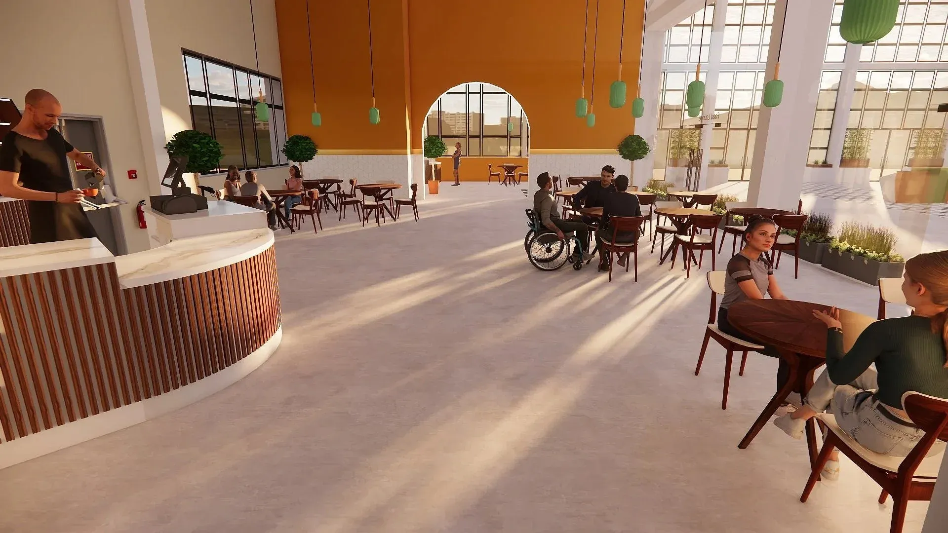 Food court, deuxième vue