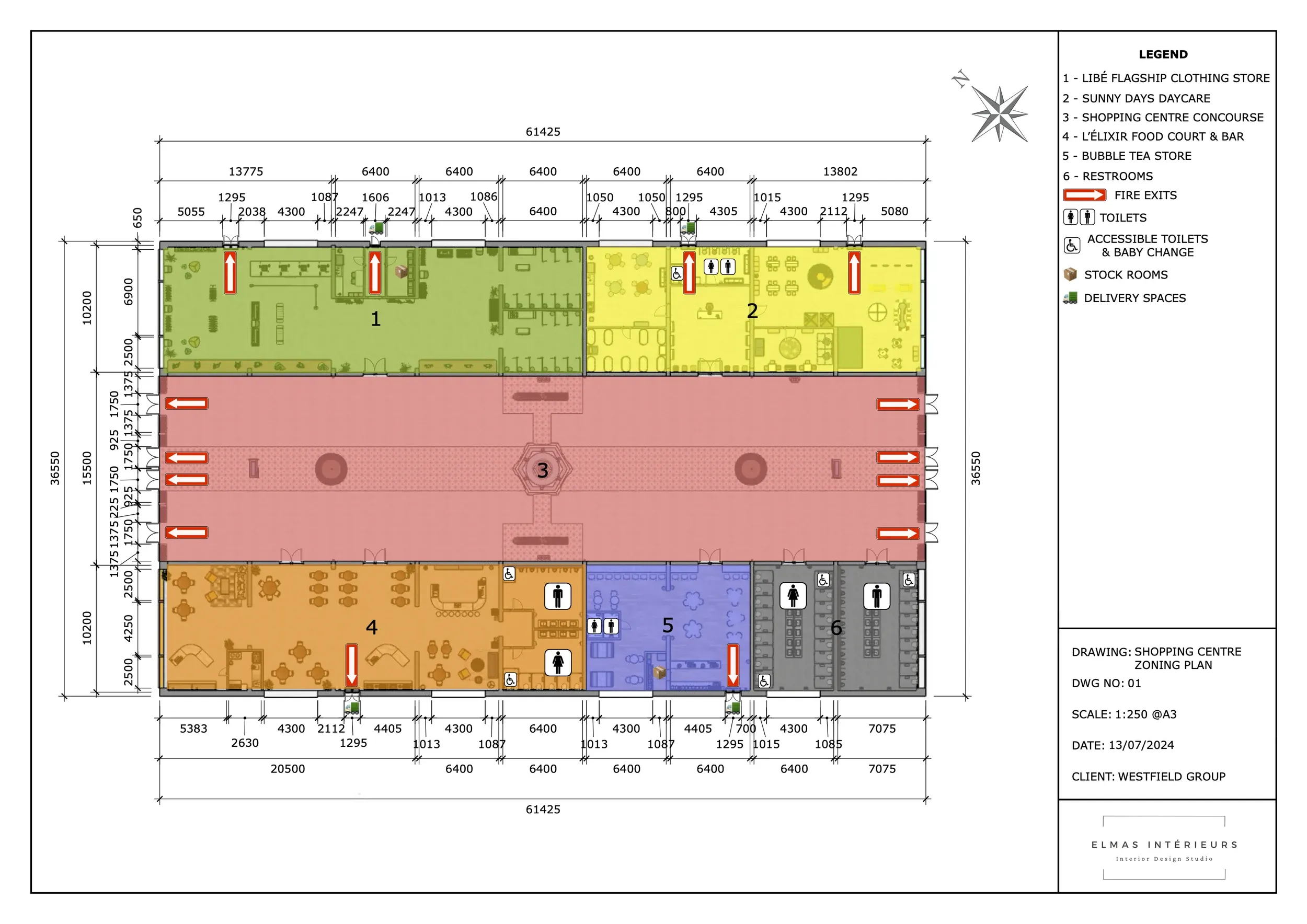 Plan de zonage de l’ancienne usine